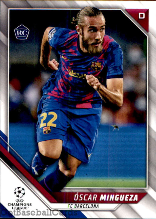 2021-22 Topps UEFA Champions League #41 Oscar Mingueza NM-MT RC Rookie FC Barcelona 