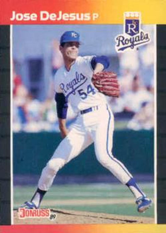 1989 Donruss #558 Jose DeJesus DP NM-MT RC Rookie Kansas City Royals 