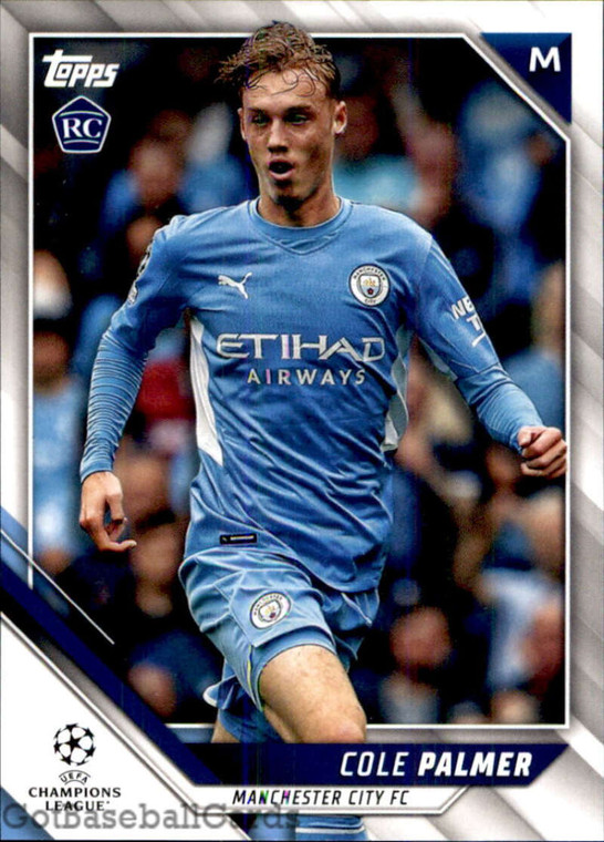 2021-22 Topps UEFA Champions League #80 Cole Palmer NM-MT RC Rookie Manchester City FC 