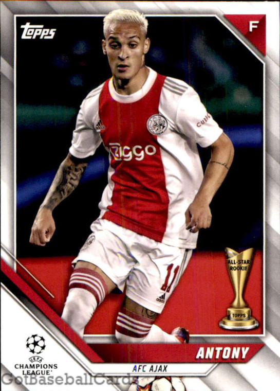 2021-22 Topps UEFA Champions League #82 Antony NM-MT AFC Ajax 
