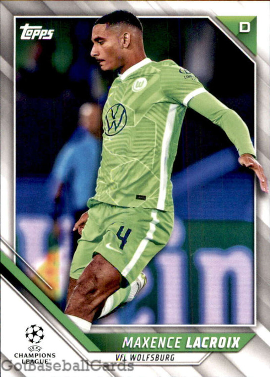 2021-22 Topps UEFA Champions League #84 Maxence Lacroix NM-MT VfL Wolfsburg 