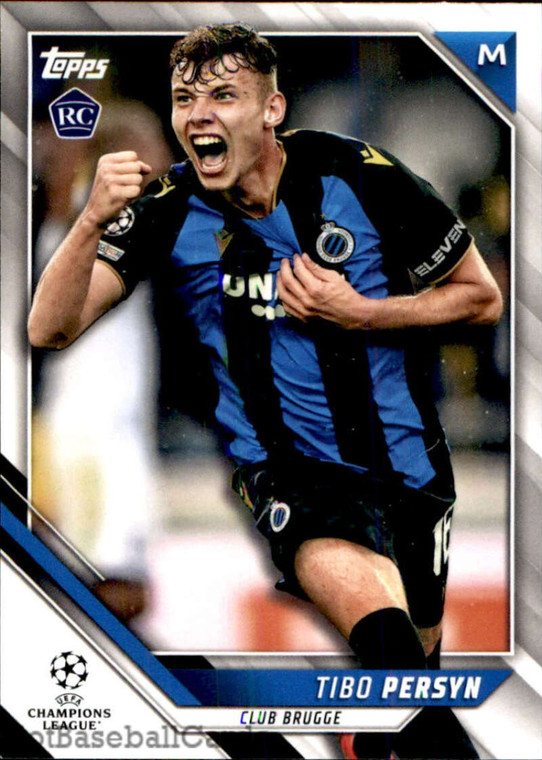 2021-22 Topps UEFA Champions League #85 Tibo Persyn NM-MT RC Rookie Club Brugge 