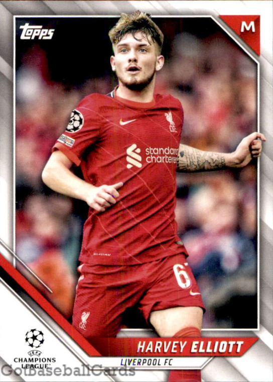 2021-22 Topps UEFA Champions League #162 Harvey Elliott NM-MT Liverpool FC 