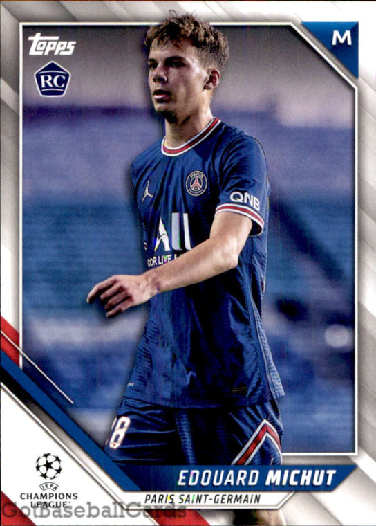 2021-22 Topps UEFA Champions League #189 Edouard Michut NM-MT RC Rookie Paris Saint-Germain 