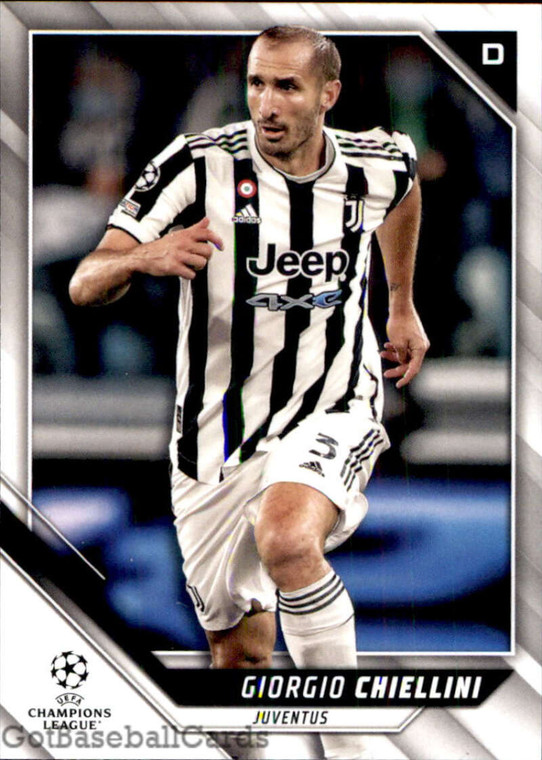2021-22 Topps UEFA Champions League #195 Giorgio Chiellini NM-MT Juventus 