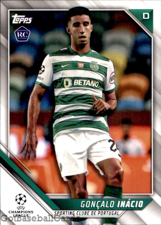 2021-22 Topps UEFA Champions League #197 Goncalo Inacio NM-MT RC Rookie Sporting Clube De Portugal 