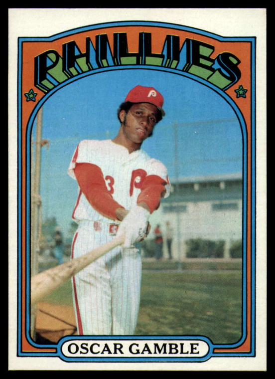 1972 Topps #423 Oscar Gamble VG Philadelphia Phillies 
