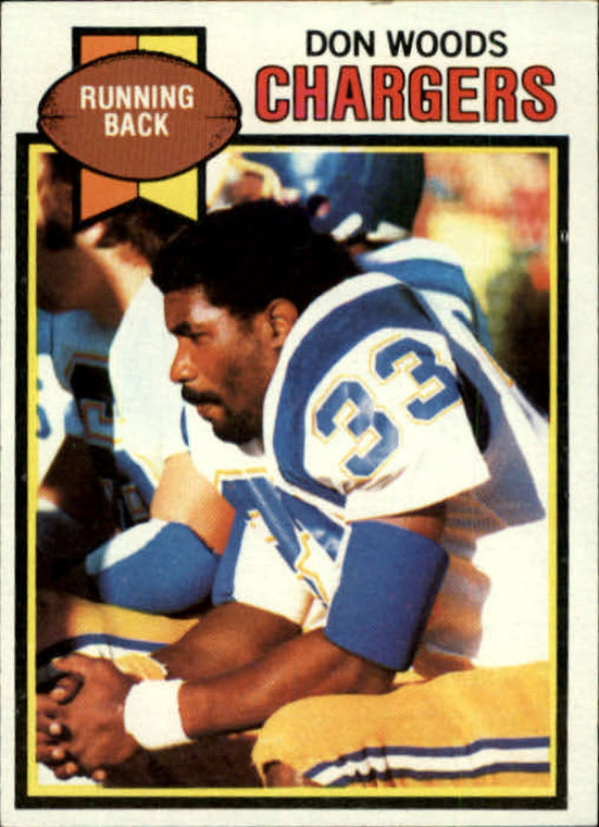 1979 Topps #187 Don Woods VG San Diego Chargers 