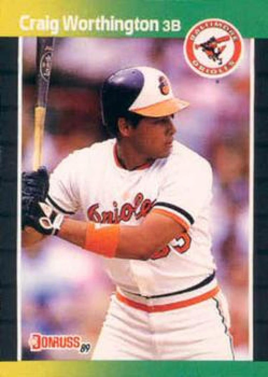 1989 Donruss #569 Craig Worthington DP NM-MT Baltimore Orioles 