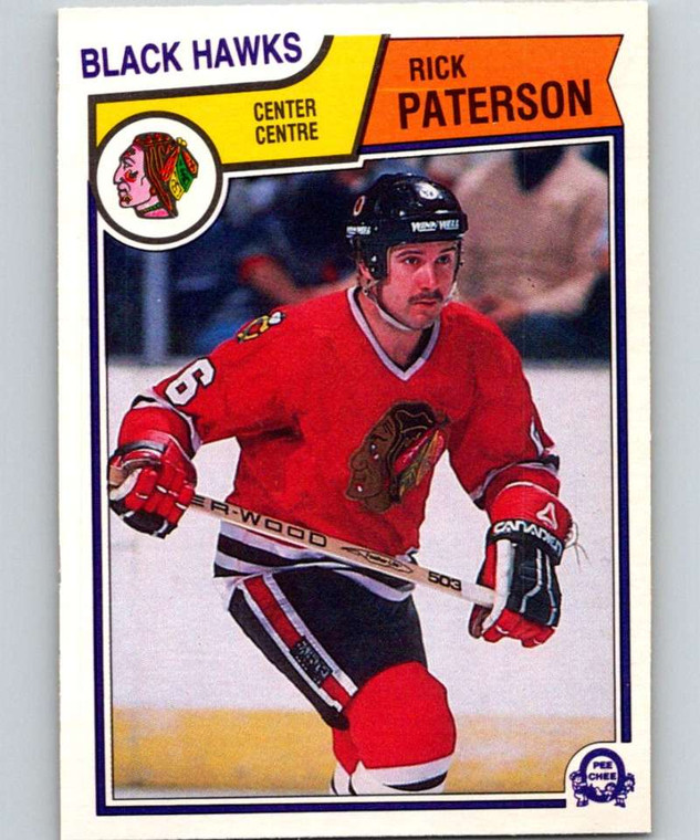 1983-84 O-Pee-Chee #109 Rick Paterson VG RC Rookie Chicago Blackhawks 