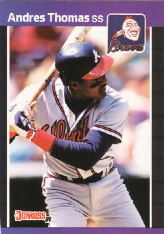 1989 Donruss #576 Andres Thomas DP NM-MT Atlanta Braves 