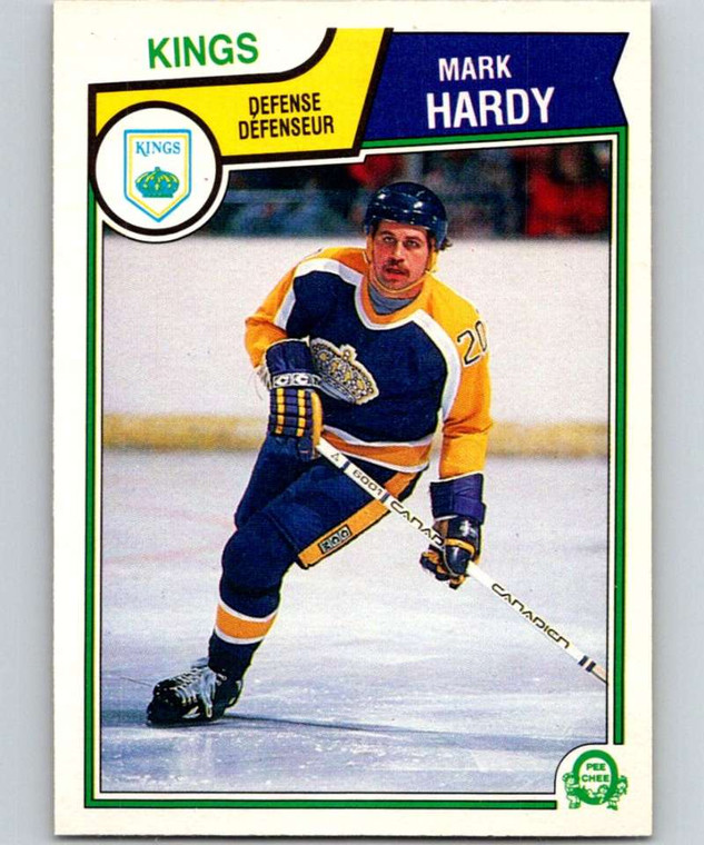 1983-84 O-Pee-Chee #155 Mark Hardy VG Los Angeles Kings 