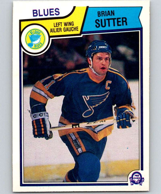1983-84 O-Pee-Chee #320 Brian Sutter VG St. Louis Blues 