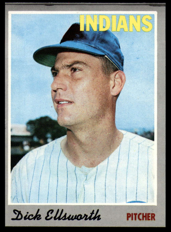 1970 Topps #59 Dick Ellsworth VG Cleveland Indians 