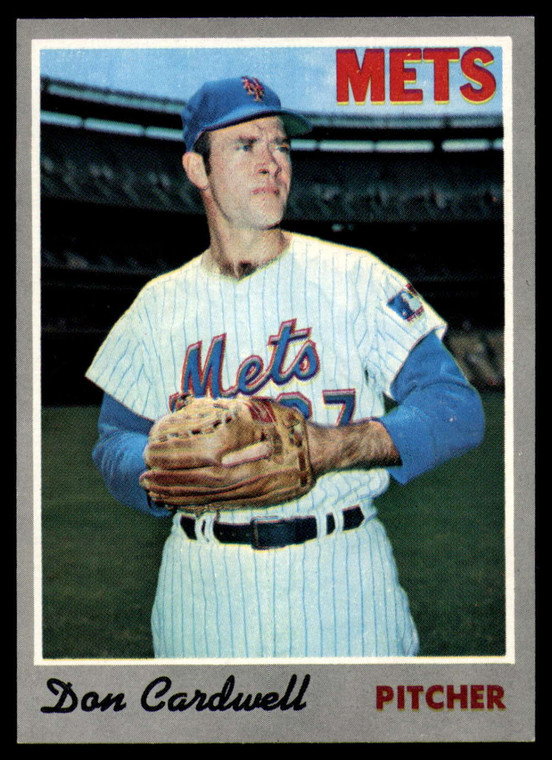 1970 Topps #83 Don Cardwell VG New York Mets 