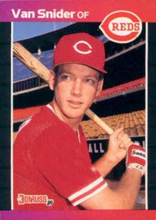 1989 Donruss #586 Van Snider DP NM-MT Cincinnati Reds 