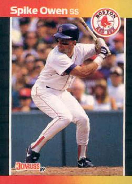 1989 Donruss #593 Spike Owen DP NM-MT Boston Red Sox 