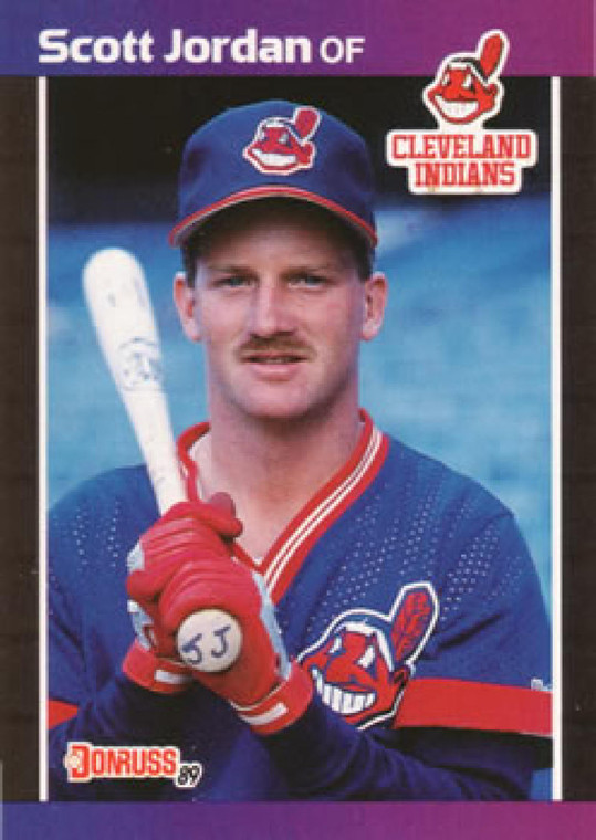 1989 Donruss #609 Scott Jordan NM-MT RC Rookie Cleveland Indians 