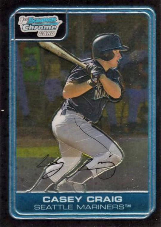 2006 Bowman Chrome Prospects #BC55 Casey Craig NM-MT 