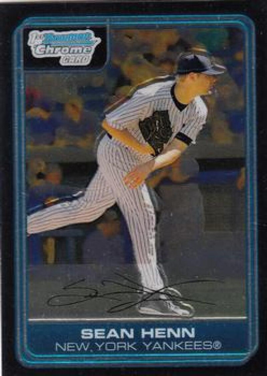 2006 Bowman Chrome Prospects #BC154 Sean Henn NM-MT 
