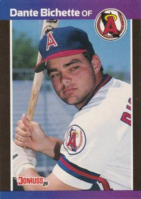 1989 Donruss #634 Dante Bichette NM-MT RC Rookie California Angels 
