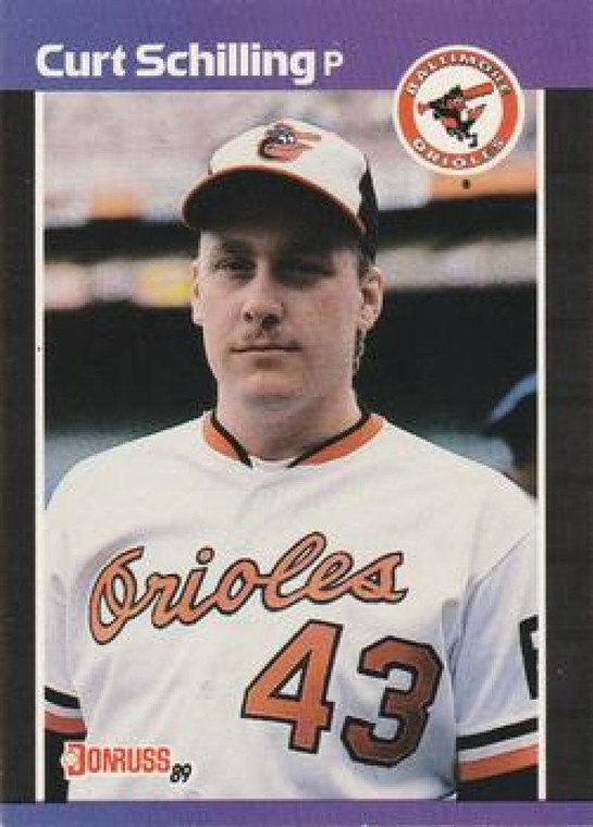 1989 Donruss #635 Curt Schilling DP NM-MT RC Rookie Baltimore Orioles 