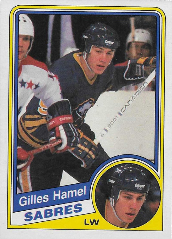 1984-85 O-Pee-Chee #22 Gilles Hamel VG  RC Rookie Buffalo Sabres 