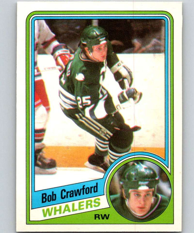1984-85 O-Pee-Chee #68 Bob Crawford VG  RC Rookie Hartford Whalers 