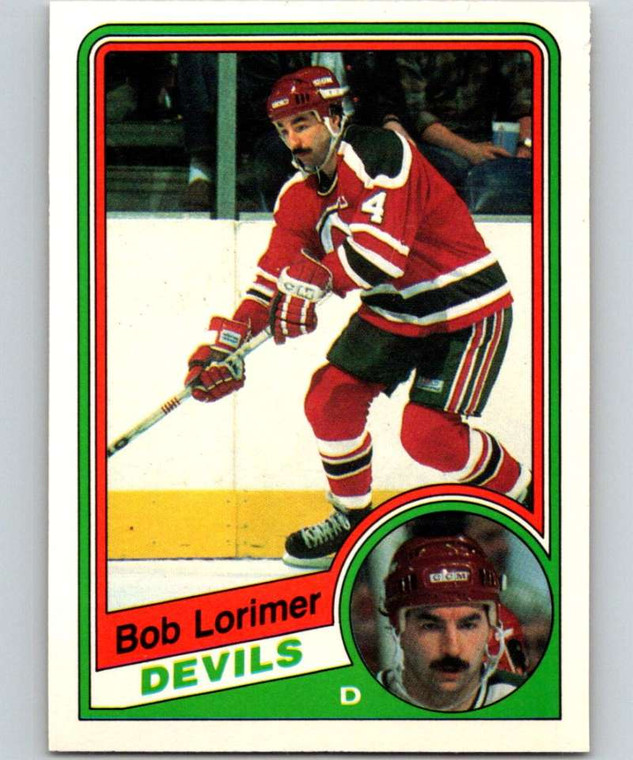 1984-85 O-Pee-Chee #114 Bob Lorimer VG  New Jersey Devils 