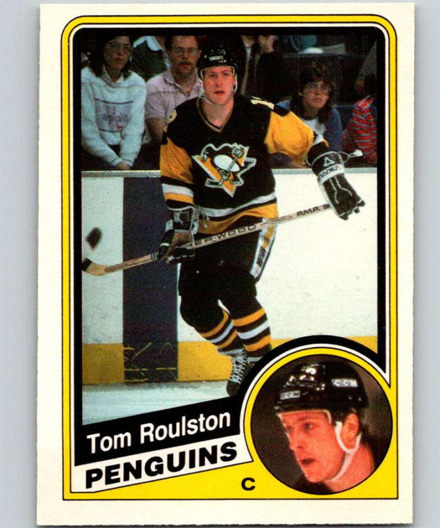 1984-85 O-Pee-Chee #179 Tom Roulston VG  Pittsburgh Penguins 