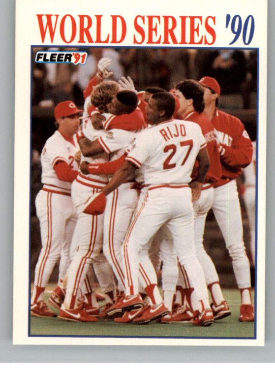 1991 Fleer World Series #1 Eric Davis NM-MT  Cincinnati Reds 
