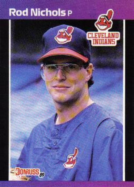 1989 Donruss #649 Rod Nichols NM-MT RC Rookie Cleveland Indians 