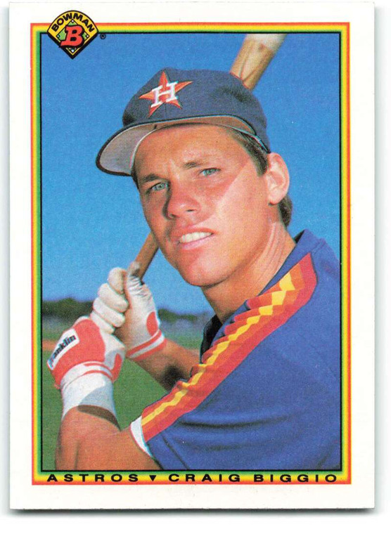 1990 Bowman #78 Craig Biggio VG Houston Astros 
