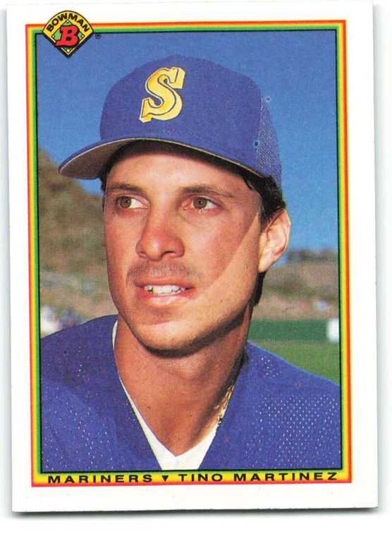 1990 Bowman #484 Tino Martinez VG Seattle Mariners 