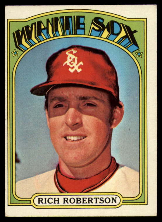 1972 Topps #618 Rich Robertson VG Chicago White Sox 