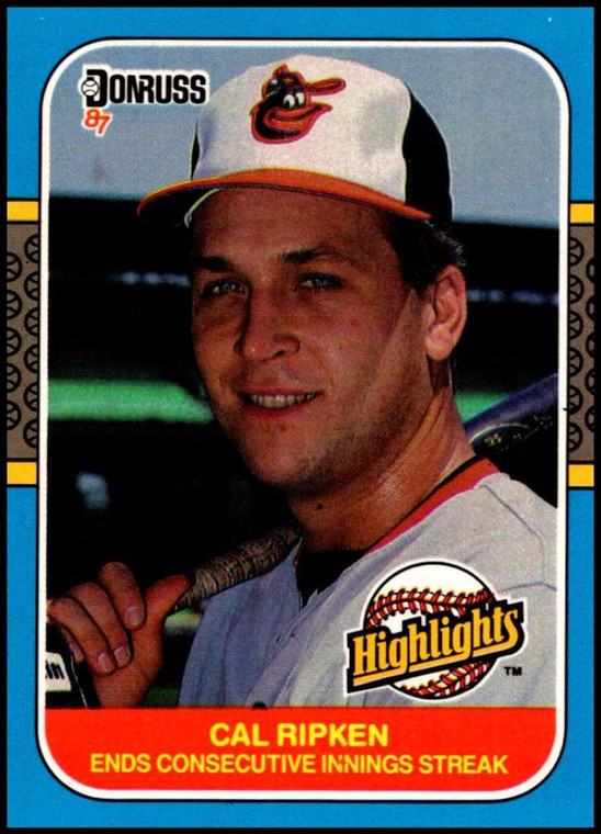1987 Donruss Highlights #38 Cal Ripken Jr. NM-MT  Baltimore Orioles 