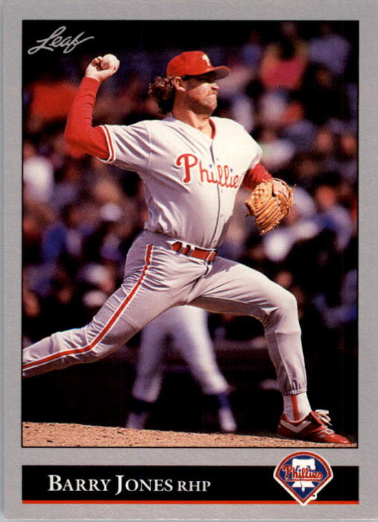 1992 Leaf #484 Barry Jones VG Philadelphia Phillies 