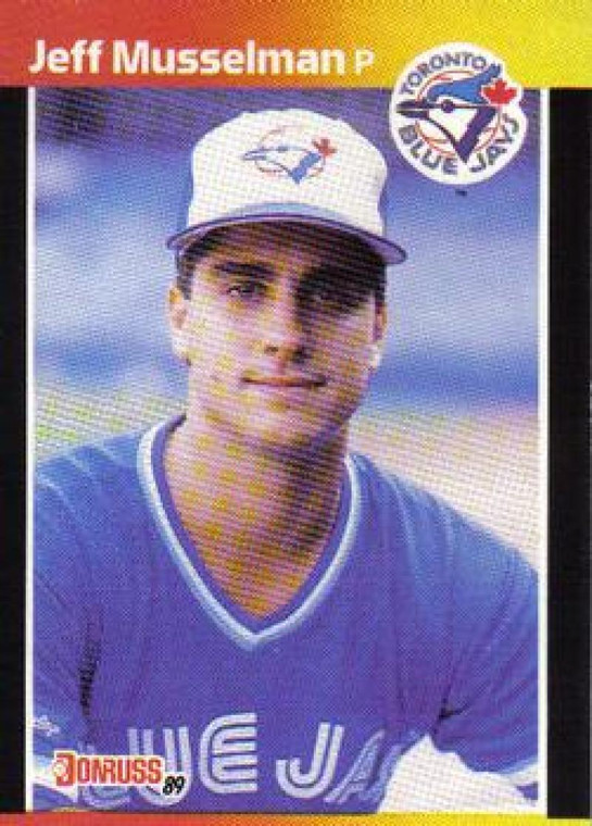 1989 Donruss #656 Jeff Musselman NM-MT Toronto Blue Jays 