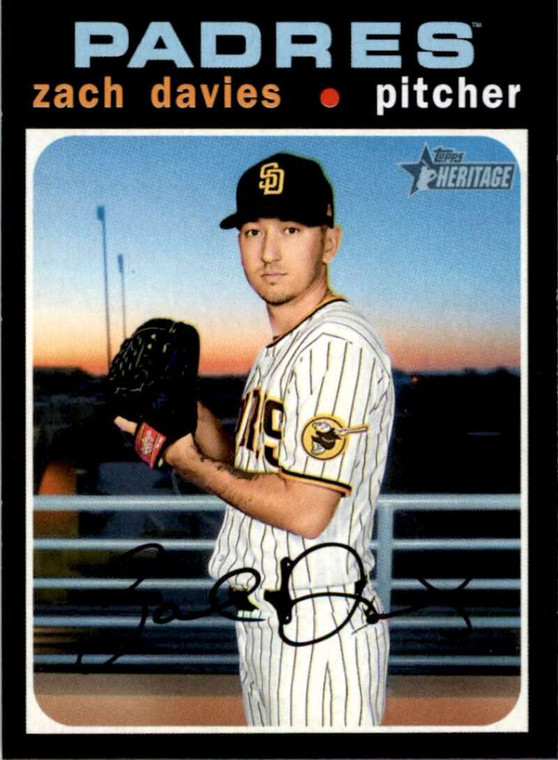 2020 Topps Heritage High Number #631 Zach Davies NM-MT  San Diego Padres 