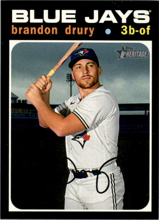 2020 Topps Heritage High Number #677 Brandon Drury NM-MT  Toronto Blue Jays 