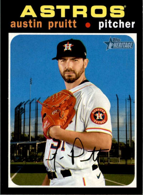 2020 Topps Heritage High Number #681 Austin Pruitt NM-MT  Houston Astros 