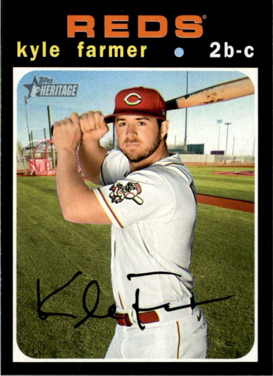 2020 Topps Heritage High Number #638 Kyle Farmer NM-MT  Cincinnati Reds 