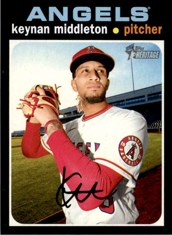 2020 Topps Heritage High Number #658 Keynan Middleton NM-MT  Los Angeles Angels 