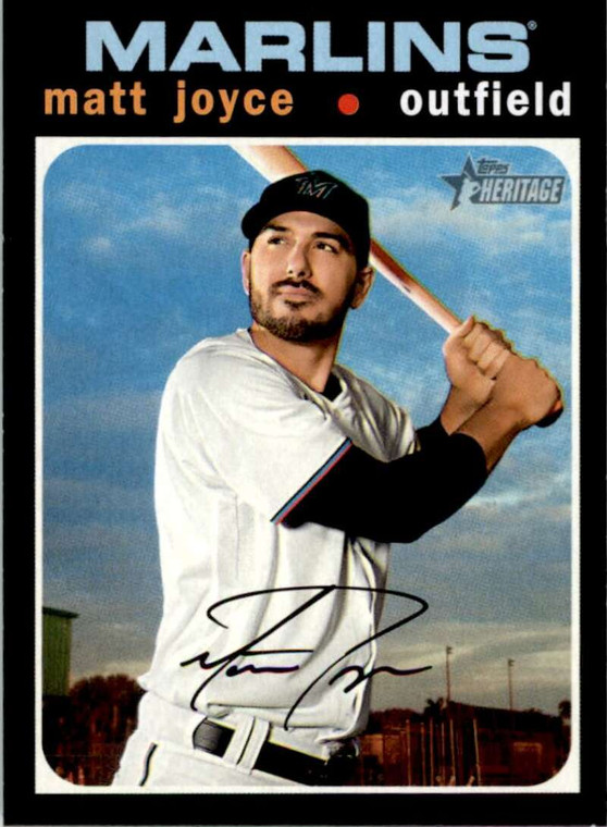 2020 Topps Heritage High Number #636 Matt Joyce NM-MT  Miami Marlins 