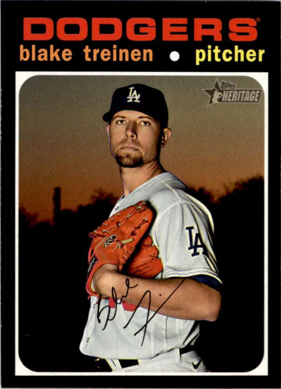 2020 Topps Heritage High Number #664 Blake Treinen NM-MT  Los Angeles Dodgers 