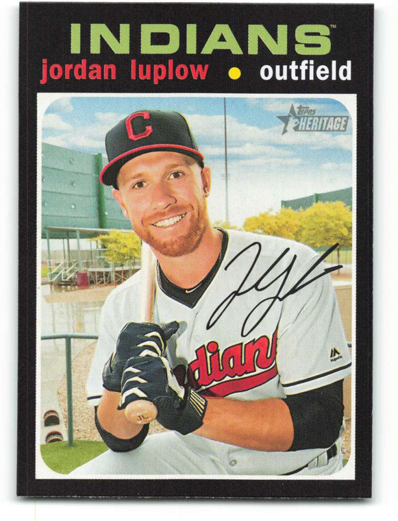 2020 Topps Heritage #356 Jordan Luplow NM-MT Cleveland Indians 