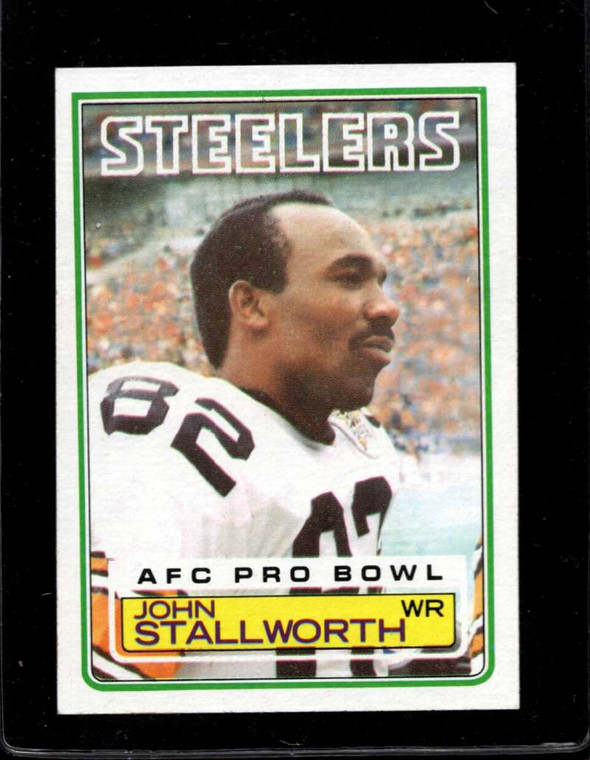 1983 Topps #366 John Stallworth VG Pittsburgh Steelers 