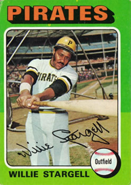 SOLD 113309 1975 Topps #100 Willie Stargell VG Pittsburgh Pirates 