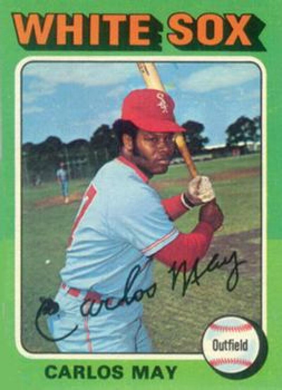 1975 Topps #480 Carlos May VG Chicago White Sox 