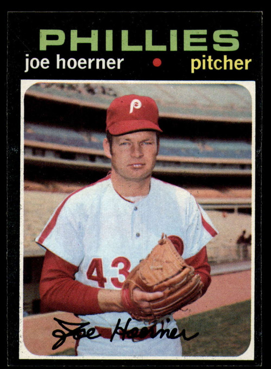 1971 Topps #166 Joe Hoerner VG Philadelphia Phillies 